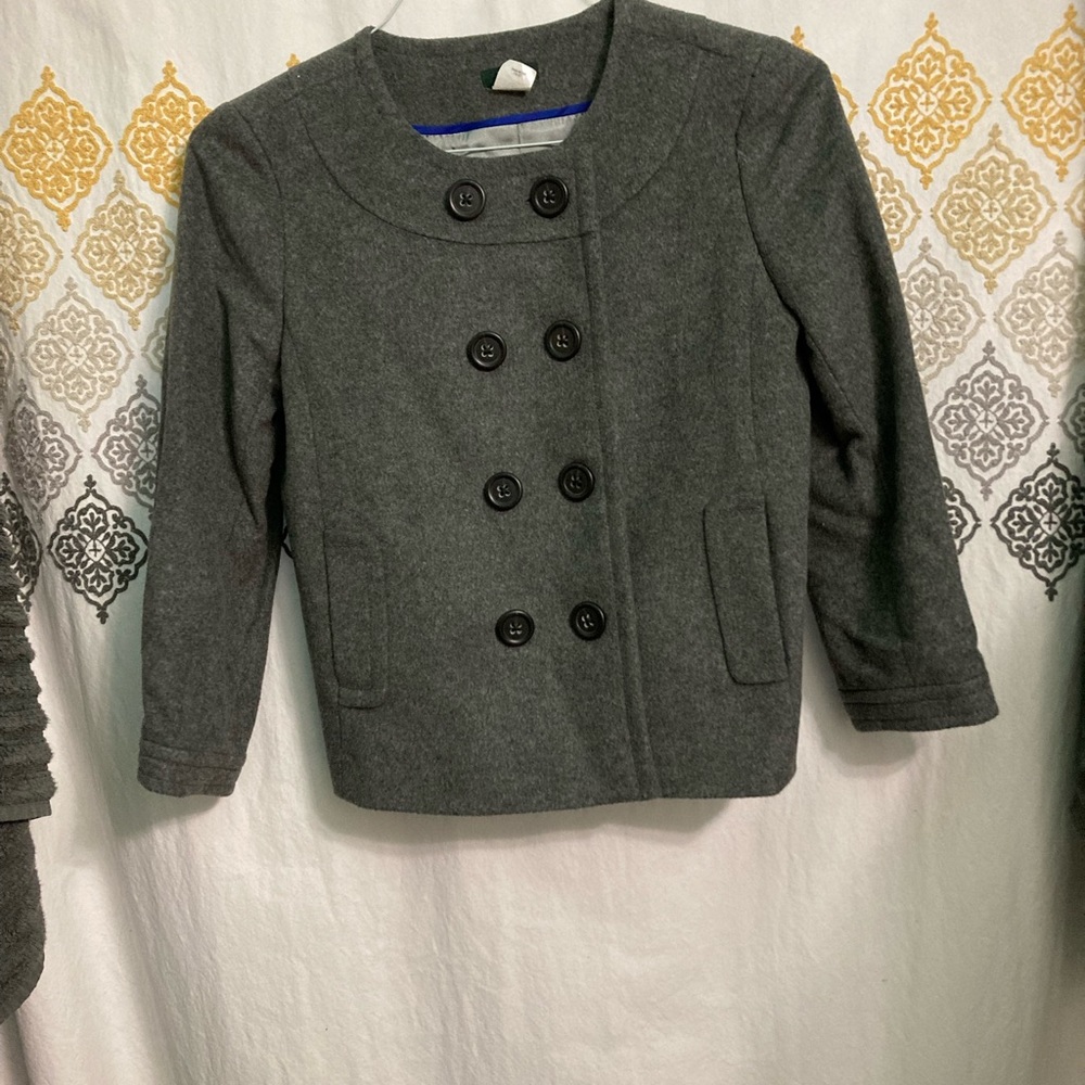 ¾ sleeve wool J. Crew jacket, size 4